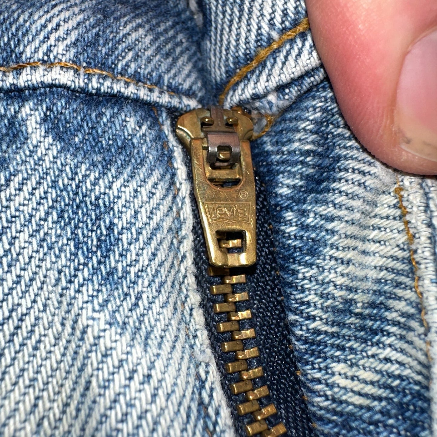 Levis 517 Vintage 80s USA Orange Tab Bootcut Flare Blue Worn Jeans Act 32x27