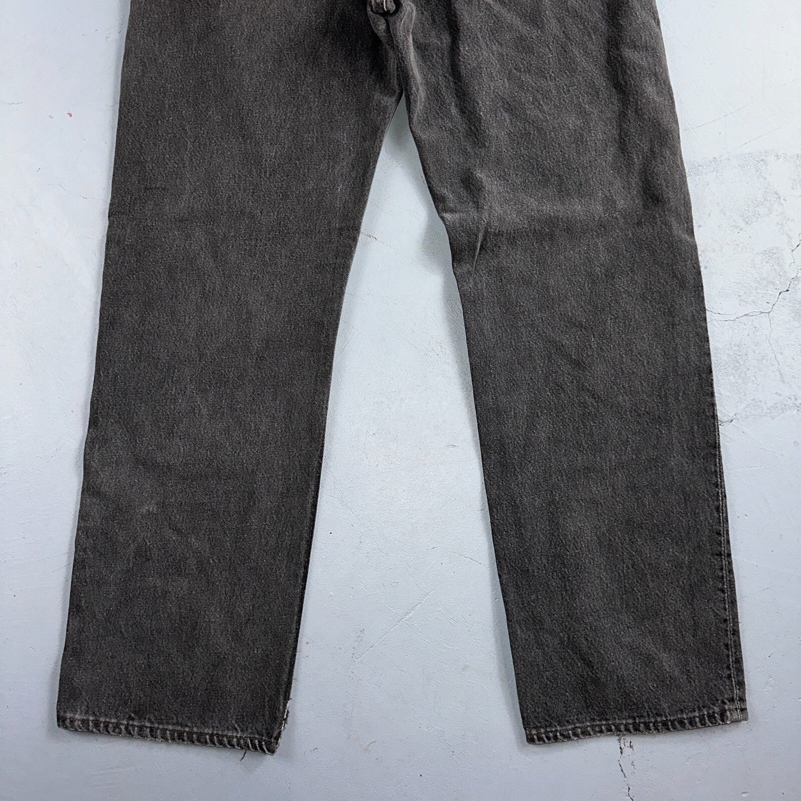 Levis 501 Vintage 90s USA XX Straight Leg Jeans Gray Light Wash 38x30 Act 36x29