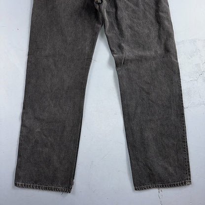 Levis 501 Vintage 90s USA XX Straight Leg Jeans Gray Light Wash 38x30 Act 36x29