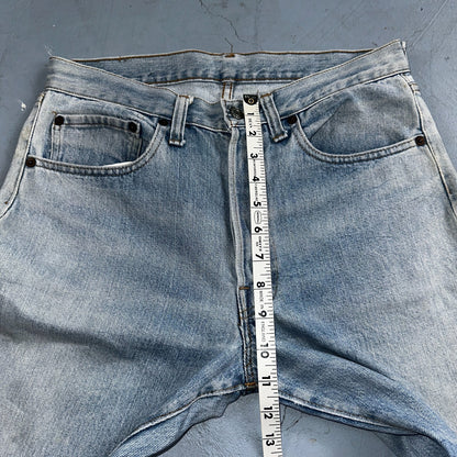 Levis 501 Vintage 80s Redline Selvedge USA XX Jeans Light Wash 1980s Act 30x29