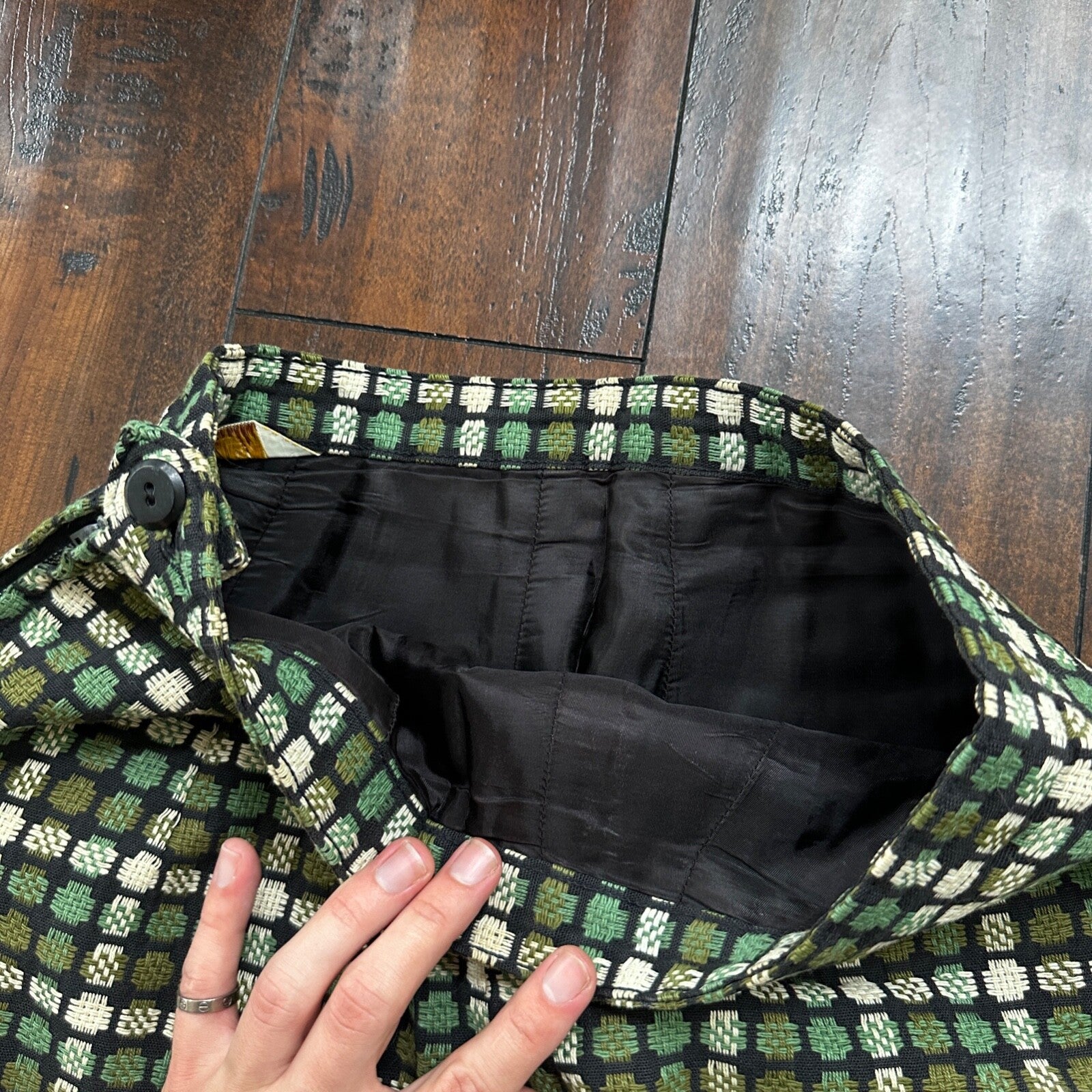 VTG 50s KANDEL Women's Mini School Girl Skirt 14 Olivia Rodrigo 1950s Rockabilly