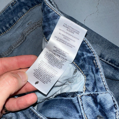 Silver Jeans Women Skinny Mid Rise Light Wash Denim Stretch Suki Pencil 32x29