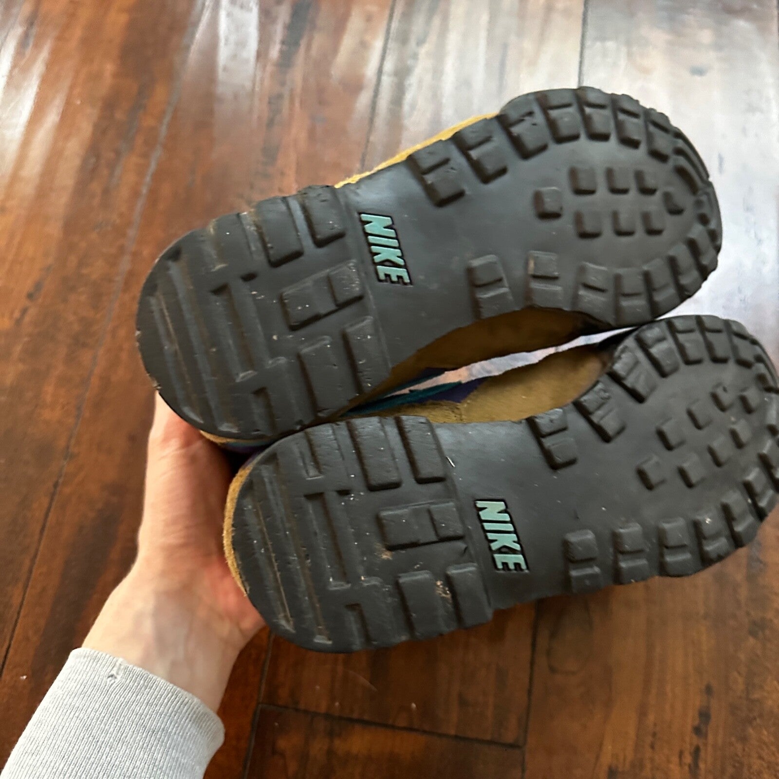 Vtg 90s Nike Caldera Plus Hiking Boots Womens Sz 7.5 Camp Trail Walking Travel