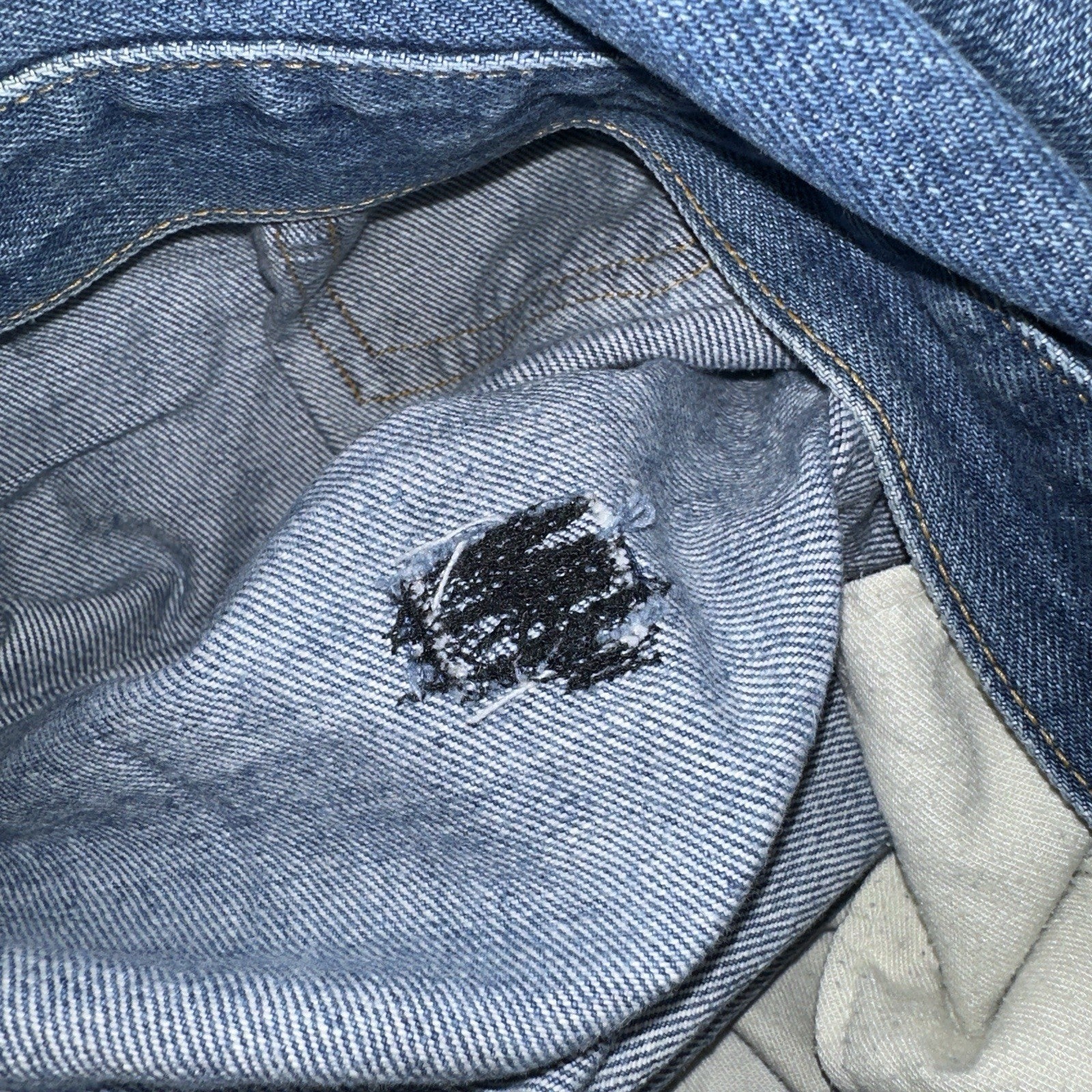 Levis 501 Vintage 80s Redline Selvedge USA XX Jeans Med Wash 42x34 Act 39x31