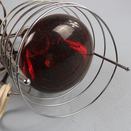 Vintage GE Infrared Reflector Heat Lamp And Adjustable Holder Tested Works