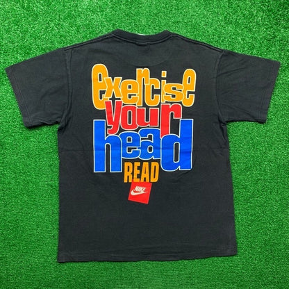 Ghost Writer Promo Vintage Nike T Shirt USA Rare Movie Rap TV Show 90s OG Memory