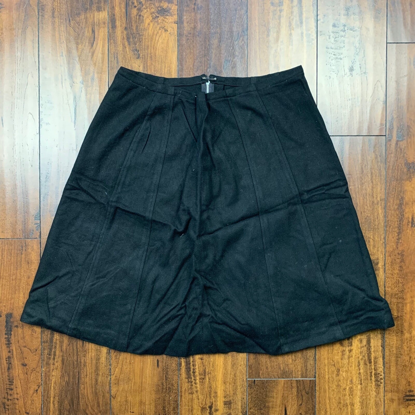 Vintage USA Rockabilly Womens Dress Black Skirt 60s 70s Top Bottom Sanforized