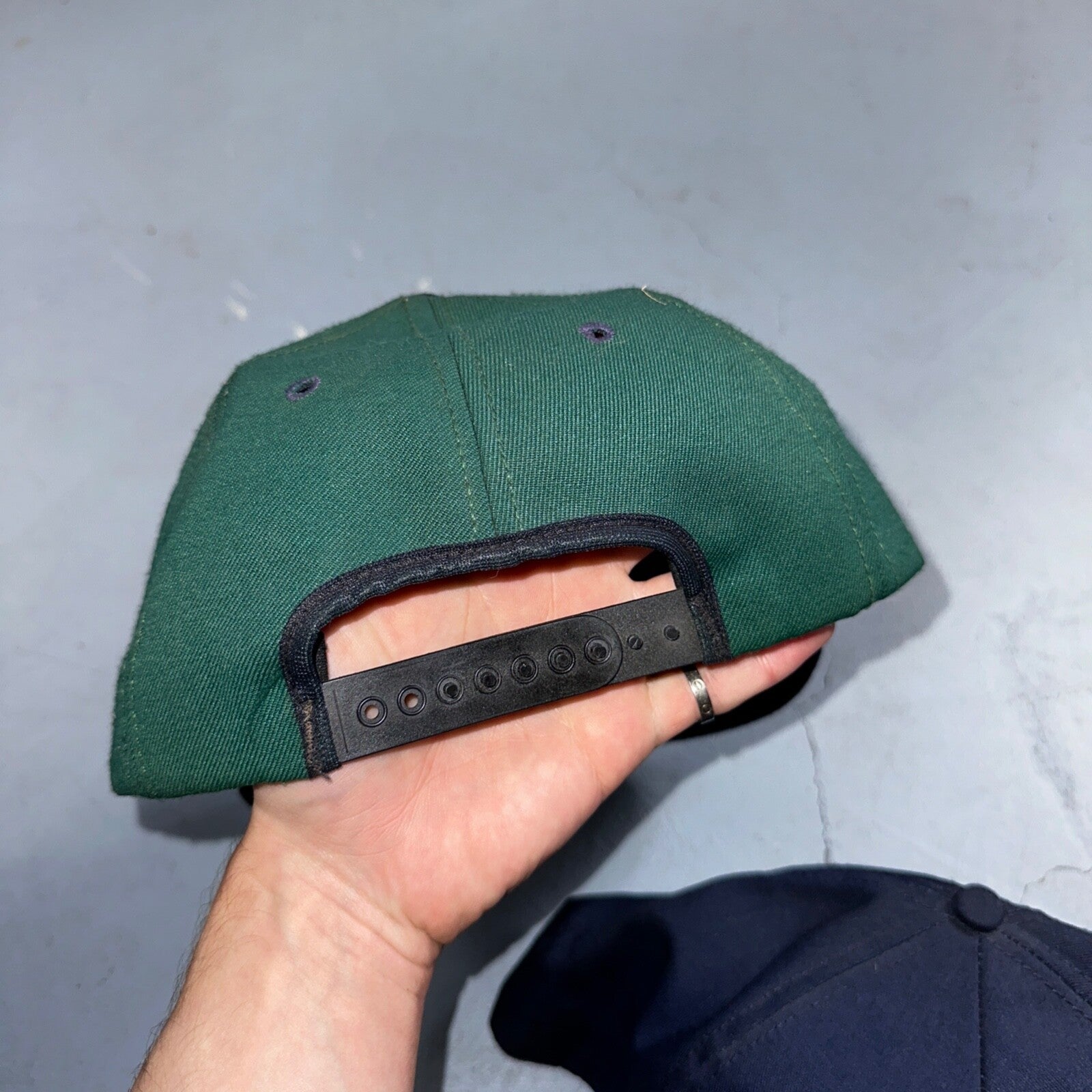 Jeep Lot of 2 VTG Hat Cap Snapback Trucker Embroidered Cars Trucks Set