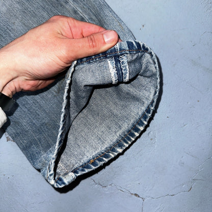 Levis 501 Vintage Y2K XX Straight Leg Jeans Blue Light Wash 38x34 Act 38x32