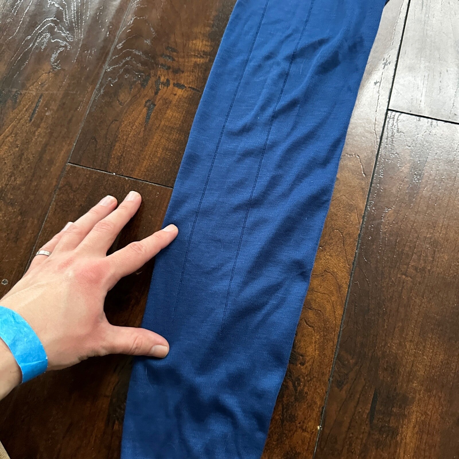 Patagonia Capilene Pants Mens Medium Blue USA Lightweight Baselayer Men Ripped