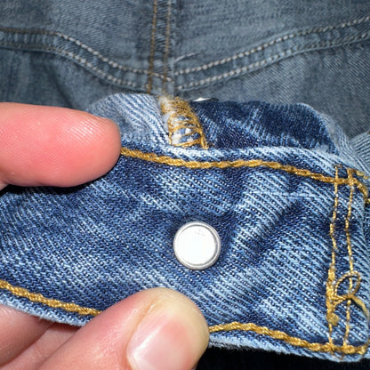 Levis 501 Vintage Y2K XX Straight Leg Jeans 38x32 Med Wash 2000s Act 35x30