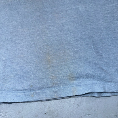 Frank Text Hanes 70s VTG T Shirt 1970s Troop Single Stitch Basic Quote