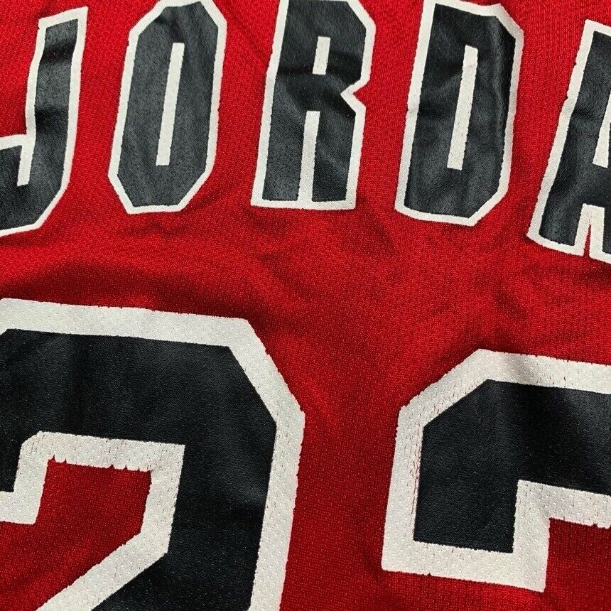 Vintage Champion Chicago Bulls Michael Jordan Jersey NBA Basketball 90s 23 Nike