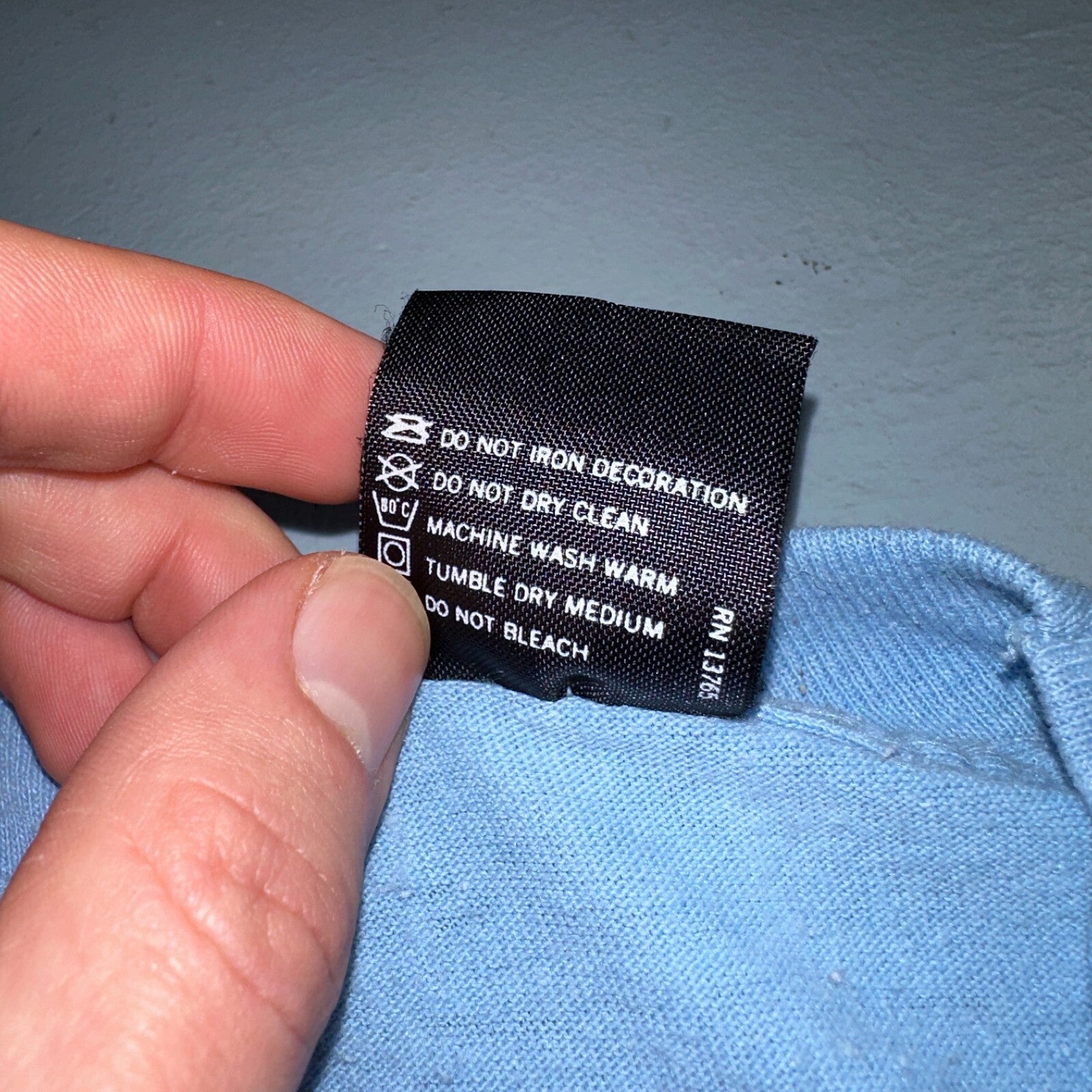 Motorcycle Ninja 80s VTG T Shirt Single Stitch Take Off Fly Movie Promo Graphic