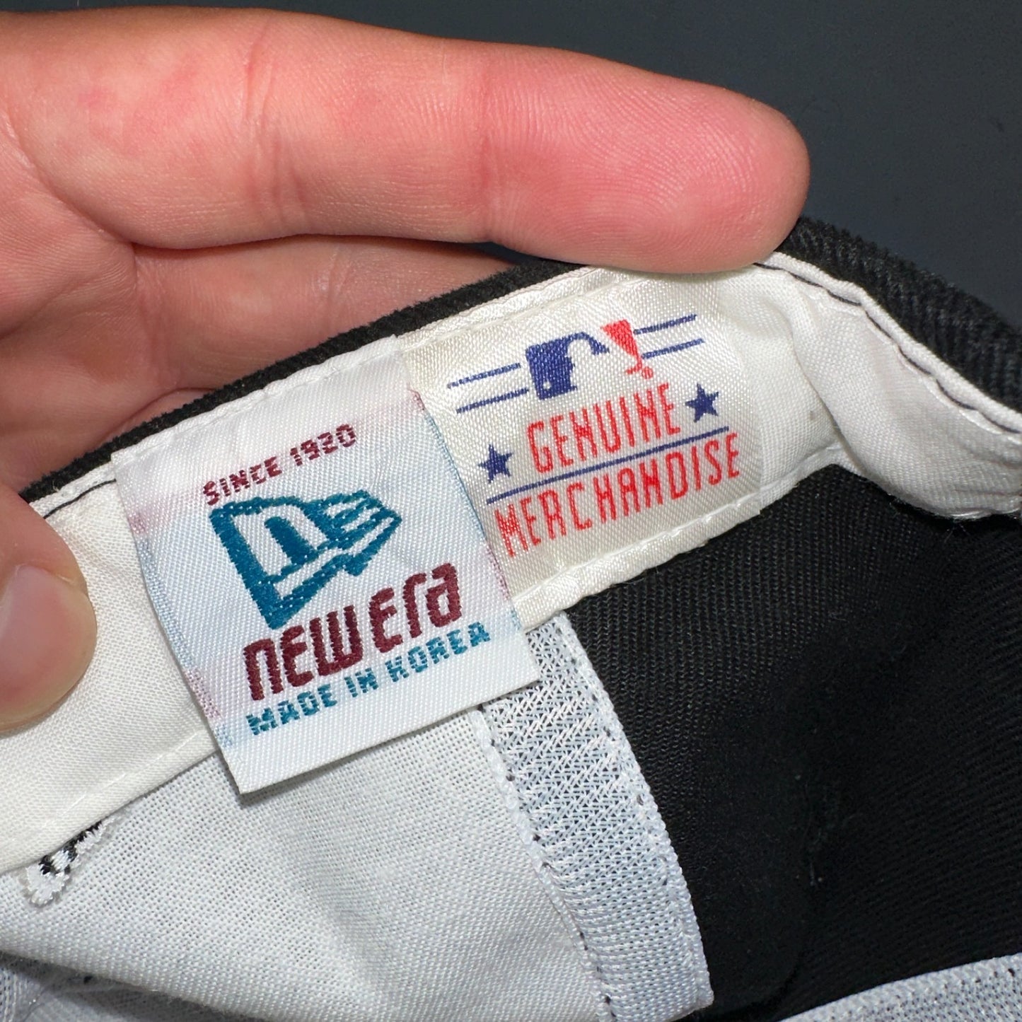 Vintage  New Era 1998 New York Yankees Hat Snapback MLB World Series Black Cap