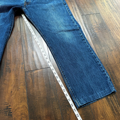 Levis 501 Vintage Y2K Straight Leg XX 2000s Jeans 38x30 Med Wash Act 36x27