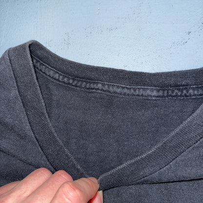 Zombies Skulls Y2K VTG T Shirt Grunge Punk Music Heavy Metal Eat Meat Offensive