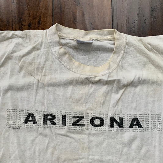Arizona Vintage T Shirt State USA Travel 90s Simple All Sport Basic Rap Music