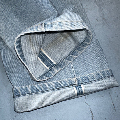 Levis 501 Vintage 80s Redline Selvedge USA XX Jeans Light Wash 29x30 Act 27x27