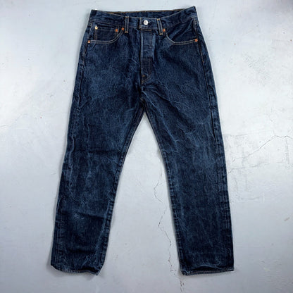Levis 501 Y2K XX Straight Leg Jeans Blue VTG Dark Wash 34x32 Act 30x28
