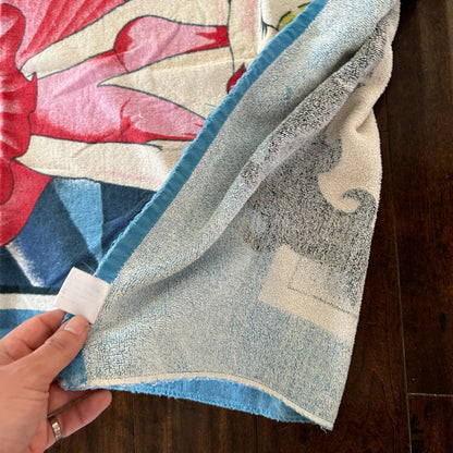 Vintage Betty Boop Beach Towel 90s Y2K Cotton Universal Studios Cute Dress