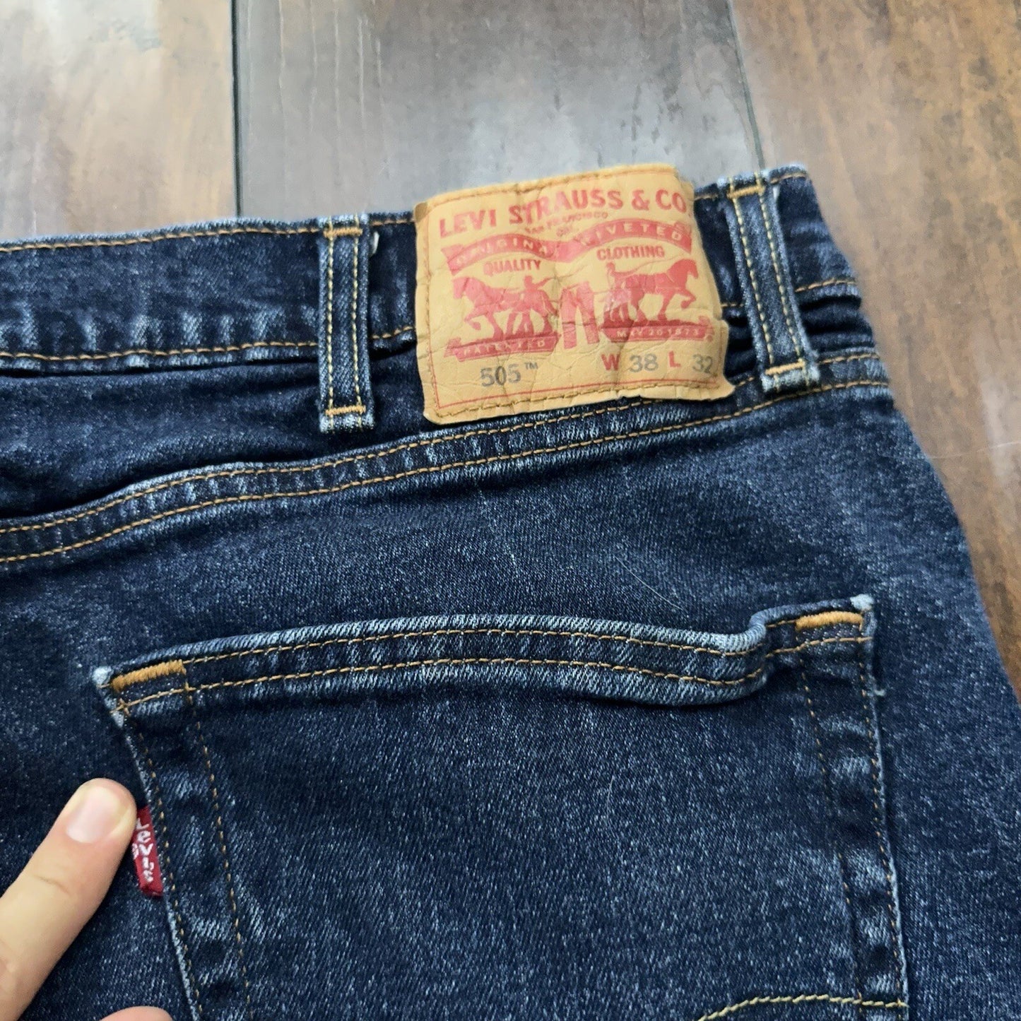 Men’s Levi’s 505 Jeans Original Actual 35x31 38x32 Straight VTG Y2K 90s Vintage