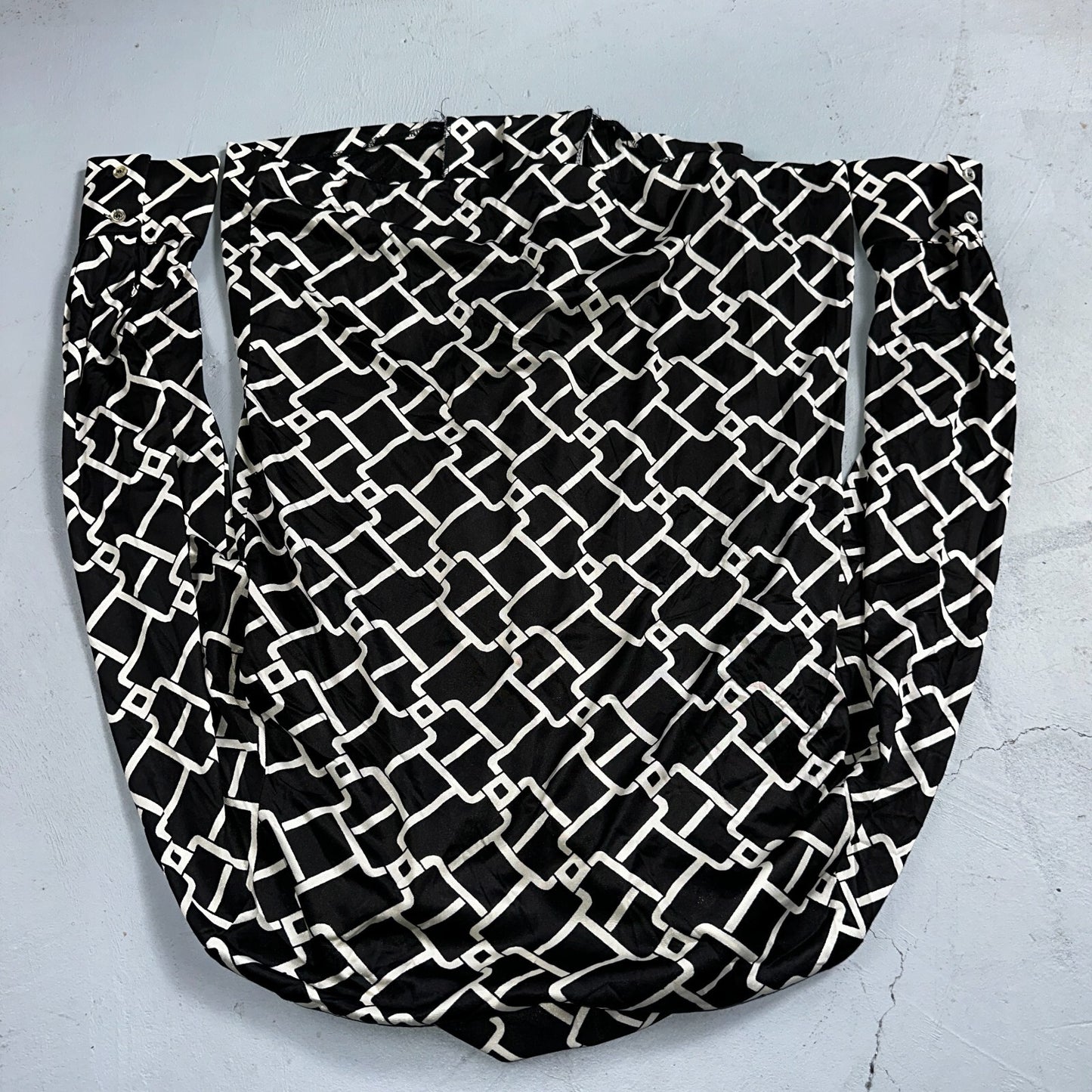 Koret of California Sz 16 Vintage Button Shirt Jacket Collar 70s Rockabilly 60s