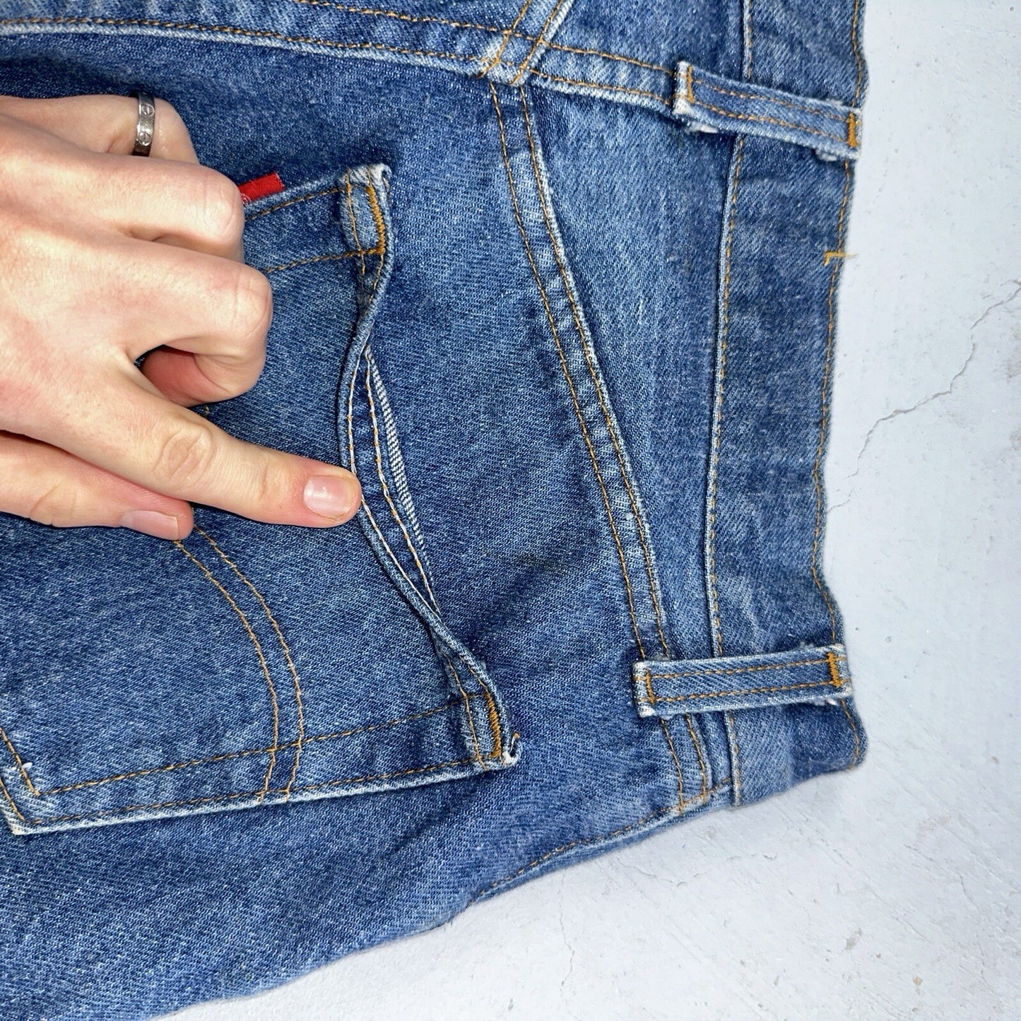 Levis 501 Vintage 80s USA XX Straight Leg Jeans Blue Med Wash High Rise 29x32