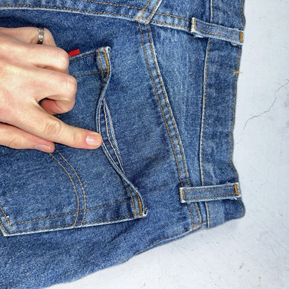 Levis 501 Vintage 80s USA XX Straight Leg Jeans Blue Med Wash High Rise 29x32