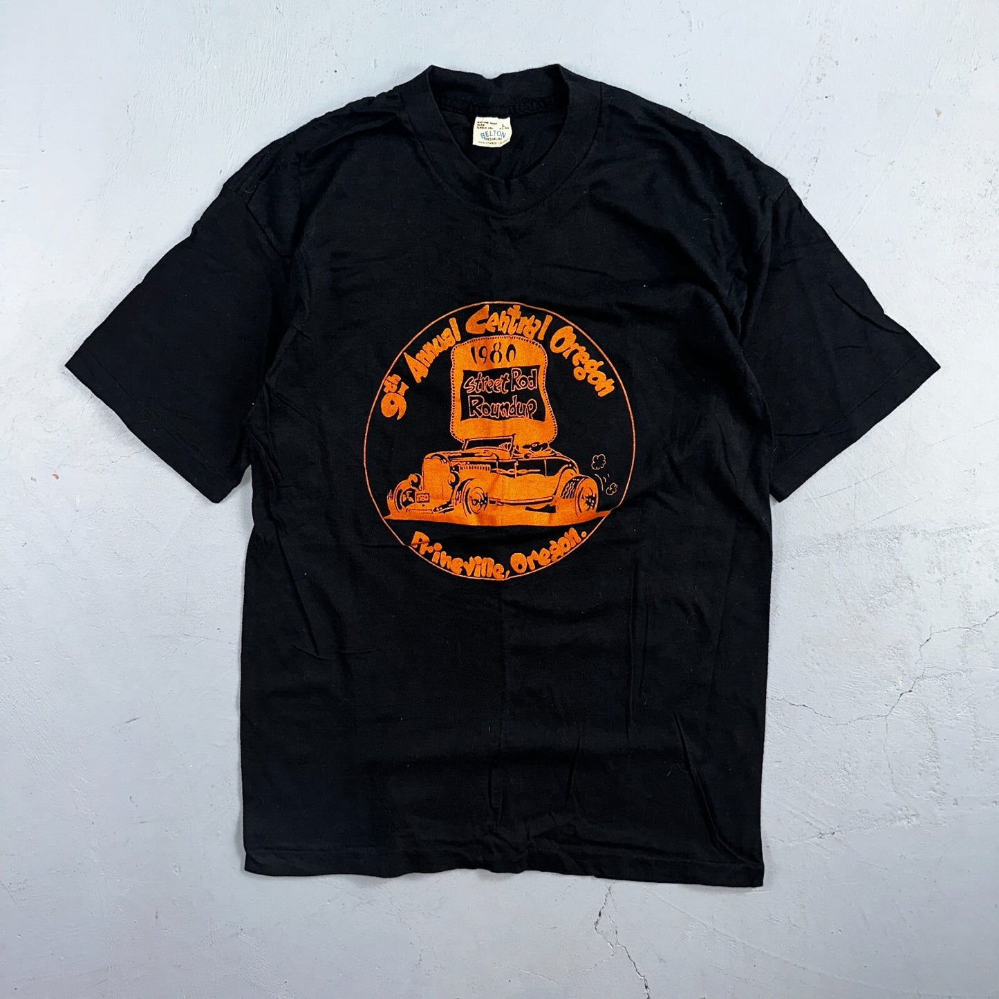 Street Rod Central Oregon 80s VTG T Shirt Belton Cars Racing 1980s Single Stitch