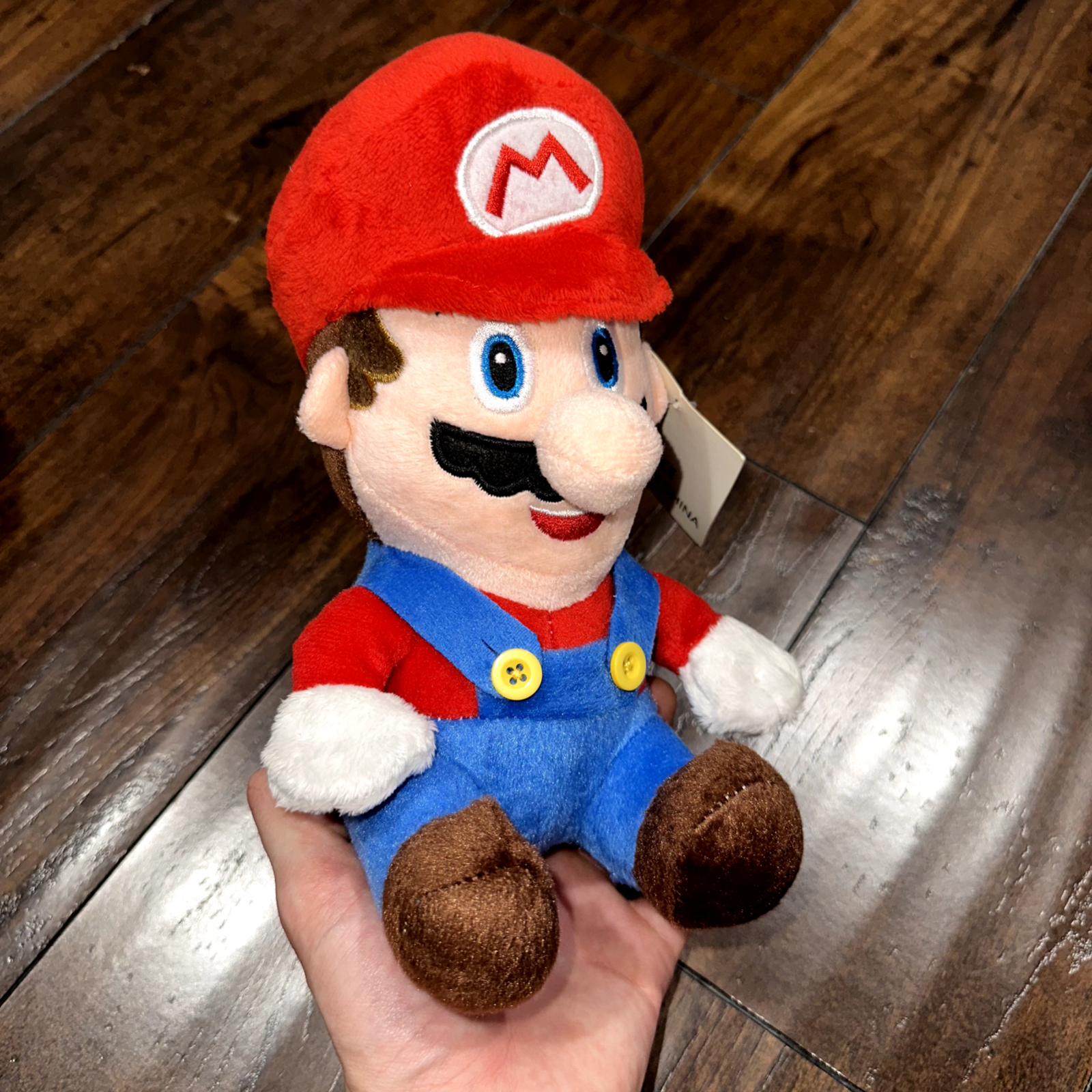 Super Mario Bros Mario Plush Doll Stuffed Toy 2012 w Tags VTG Cute Japan