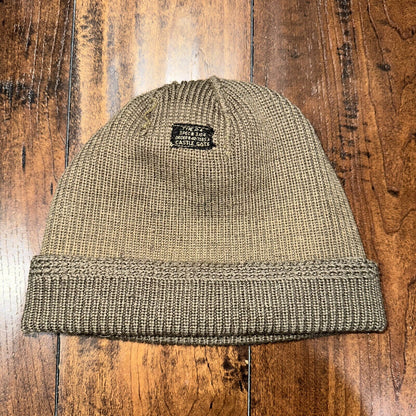 Vintage WWII Watch Cap Hat A-4 Rare Green Air Force Army 40s 50s Military OG WW2