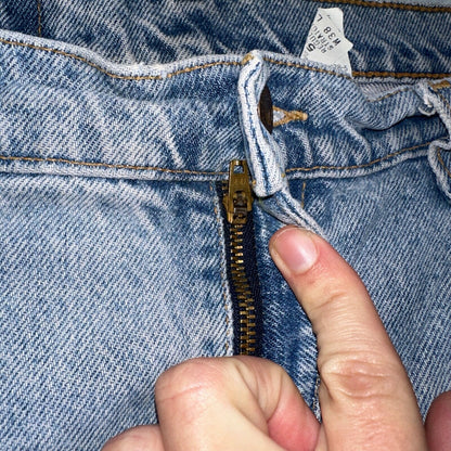 Levis 505 Vintage 90s Mexico Orange Tab Jeans 38x32 Blue Light Wash Act 36x30