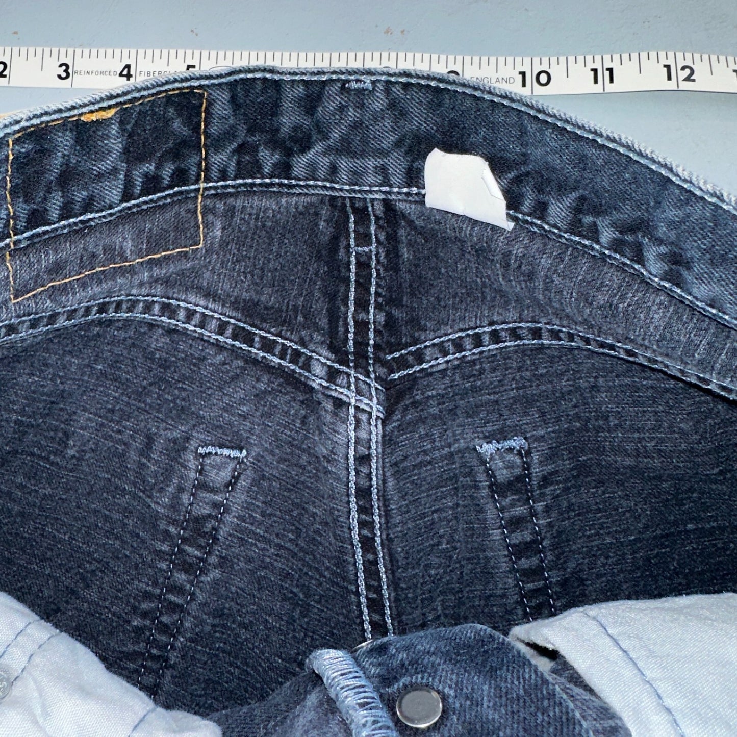 Levis 501 Vintage 90s Mexico Straight Leg Jeans 29x32 Y2K Dark Wash Act 28x31