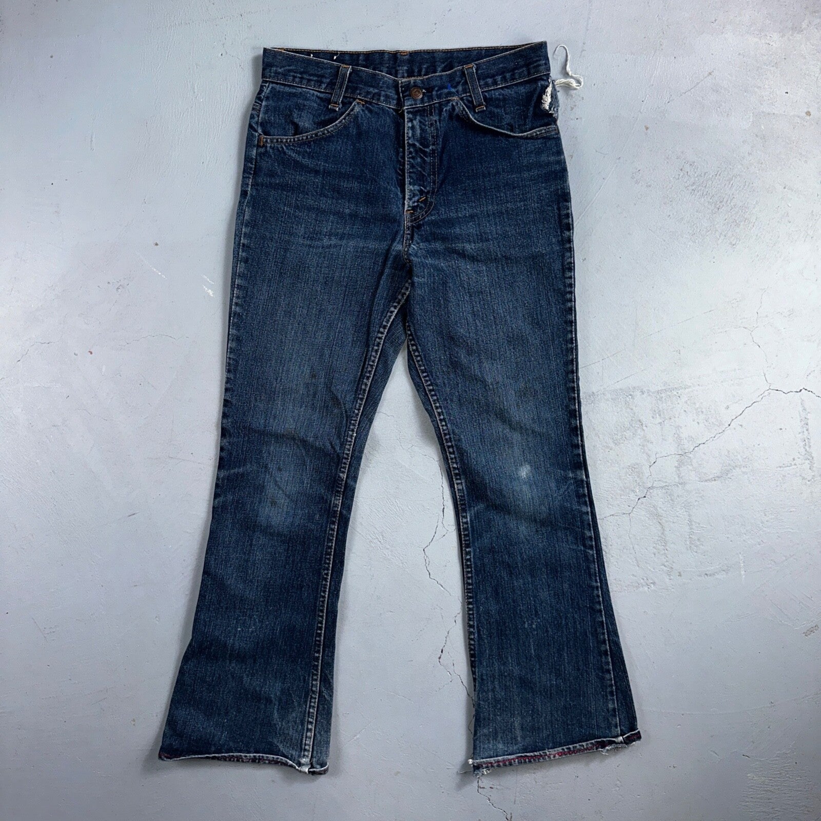 Levis 746 Vintage 70s USA Orange Tab Bootcut Flare Blue Bell Bottom Jeans 29x26
