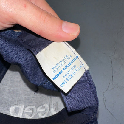 Jeep Lot of 2 VTG Hat Cap Snapback Trucker Embroidered Cars Trucks Set