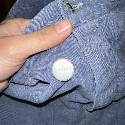 WWII Buckle Back Denim Pants Jeans Button Fly Swiss Rare Selvedge Redline 40s