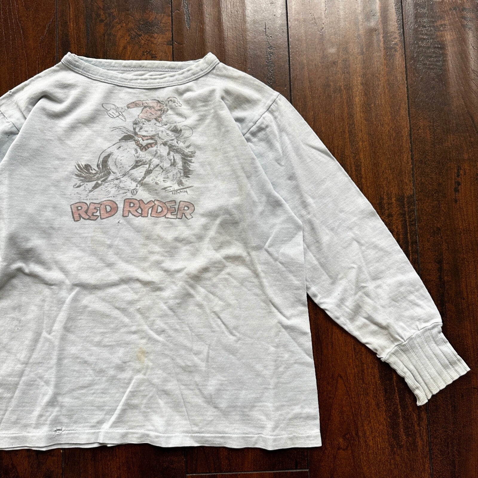 VTG 60s Red Ryder Graphic T Colorado Rodeo Cowboy Rockabilly 1960s 70s XXS Shirt