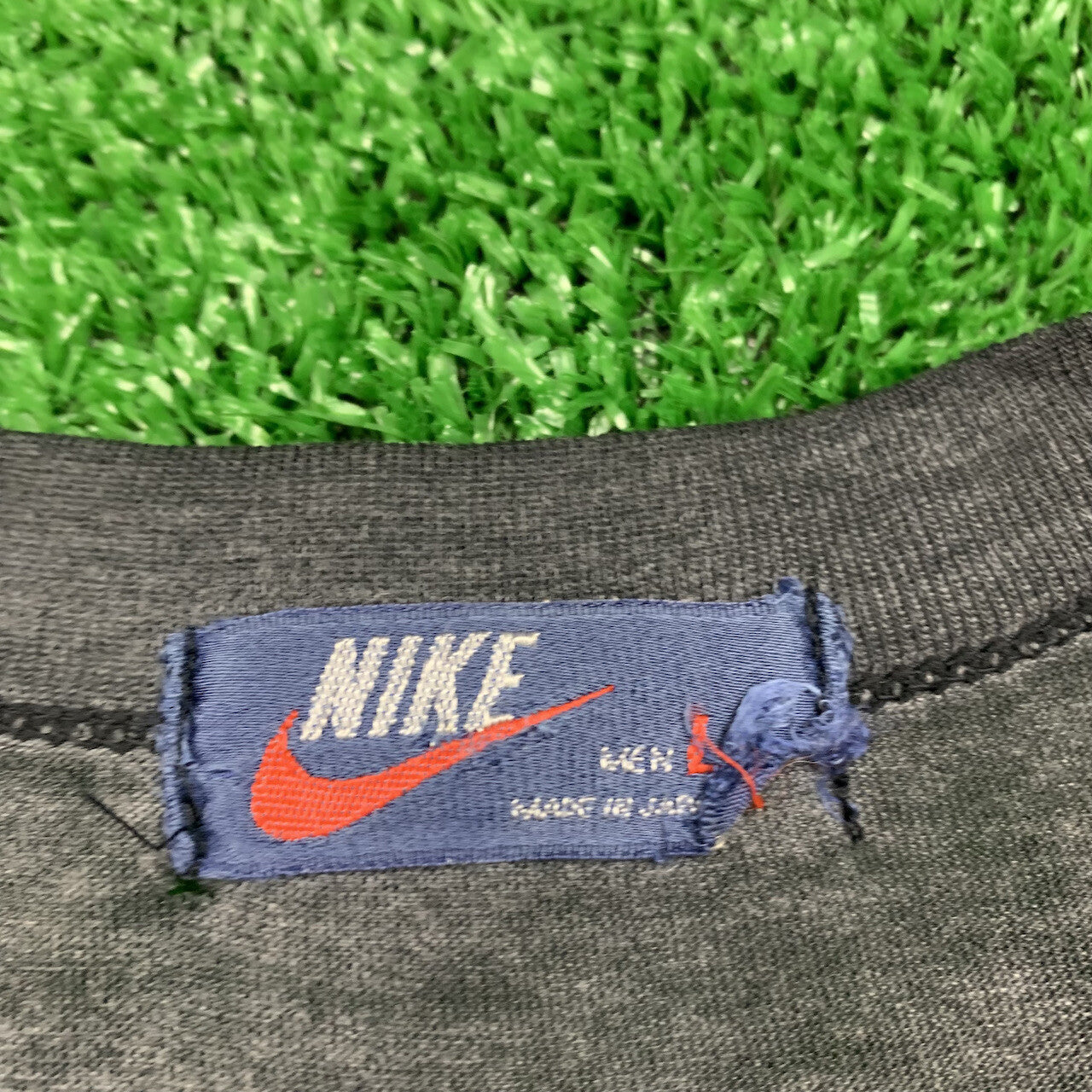 Nike Vintage T Shirt Mens Rainbow Spellout Arc JDI Japan 80s Blue Tag Geisha 90s