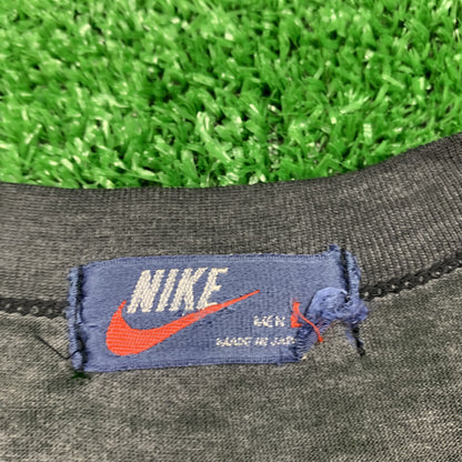 Nike Vintage T Shirt Mens Rainbow Spellout Arc JDI Japan 80s Blue Tag Geisha 90s