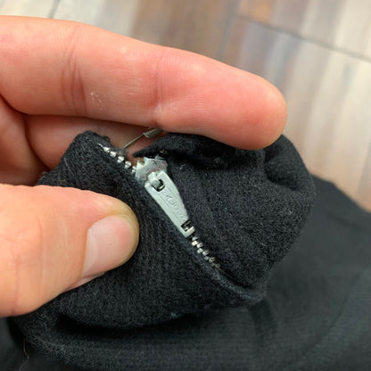 Vintage USA Rockabilly Womens Dress Black Skirt 60s 70s Top Bottom Sanforized