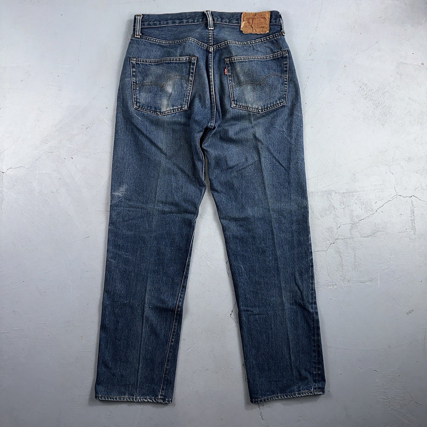 Levis 501 Vintage 80s Redline Selvedge USA XX Jeans Med Wash 34x34 Act 31x31