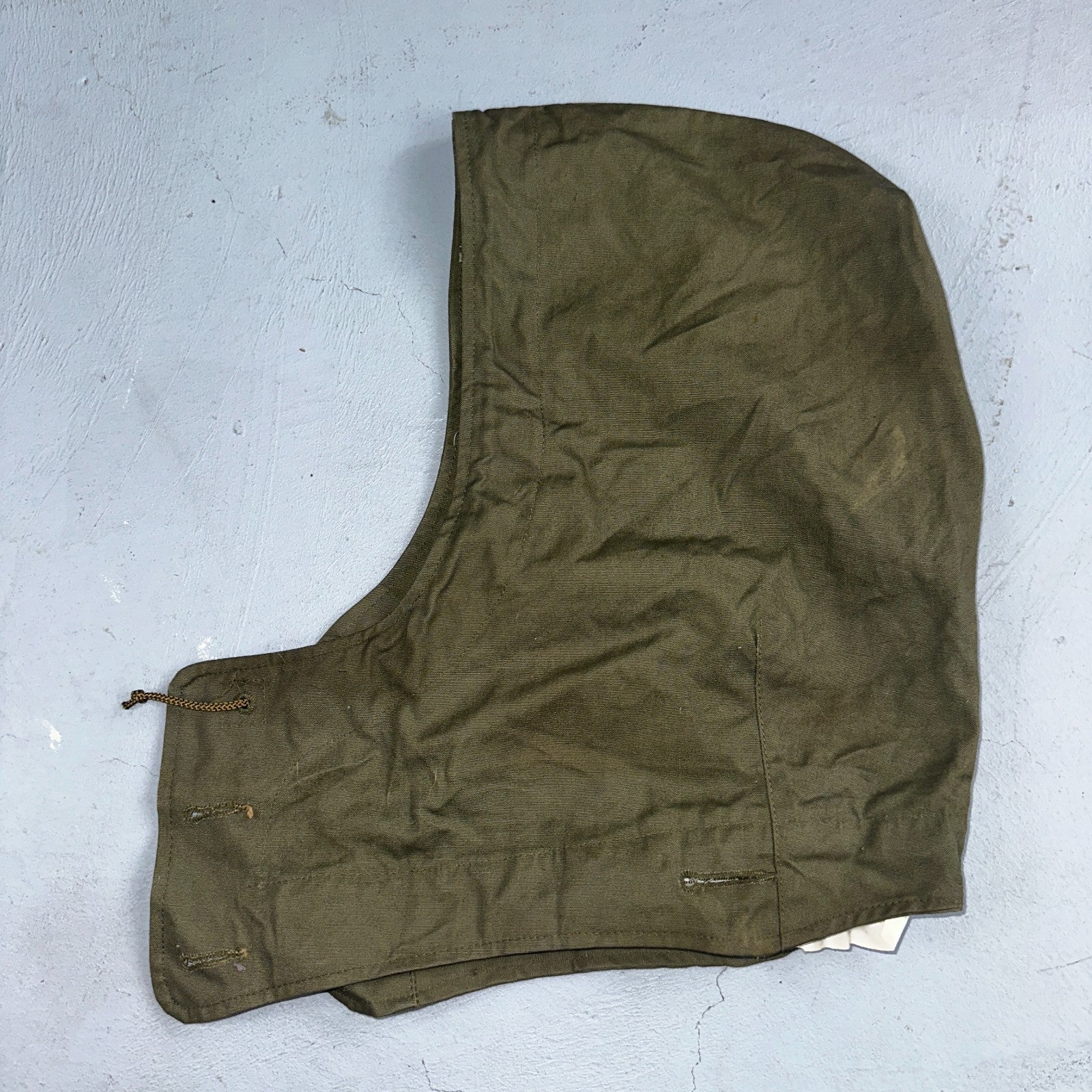 WWII US Army M1951 Field Jacket Hood Small 32–36 QM Depot 1944 Dated Original
