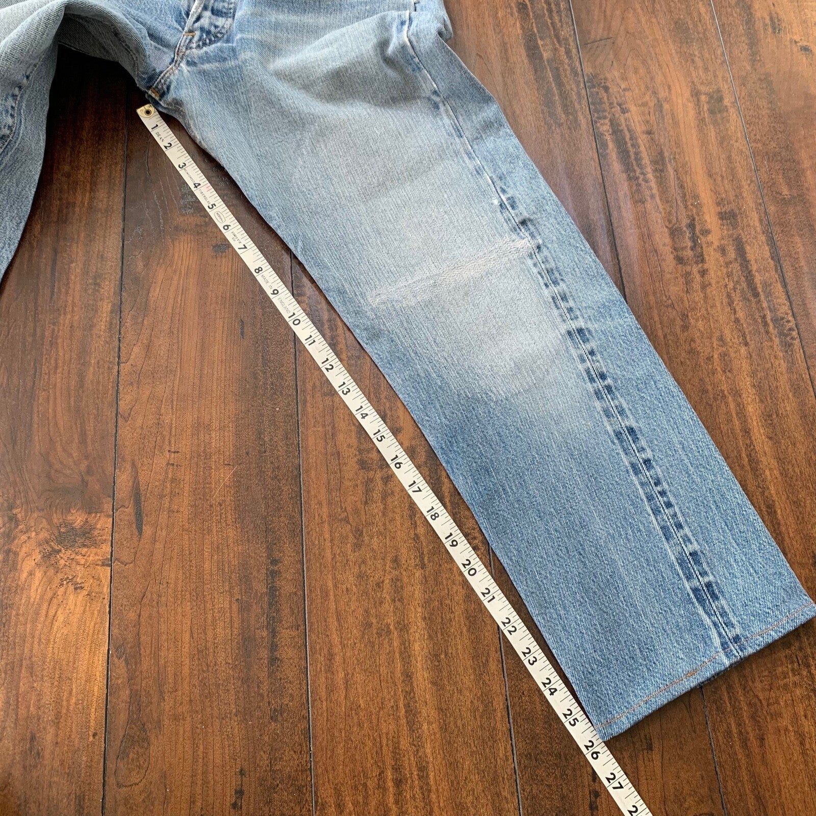 Levis Vintage 80s Redline Selvedge USA 501 XX Jeans 66 70s 32x34 Act 30x26