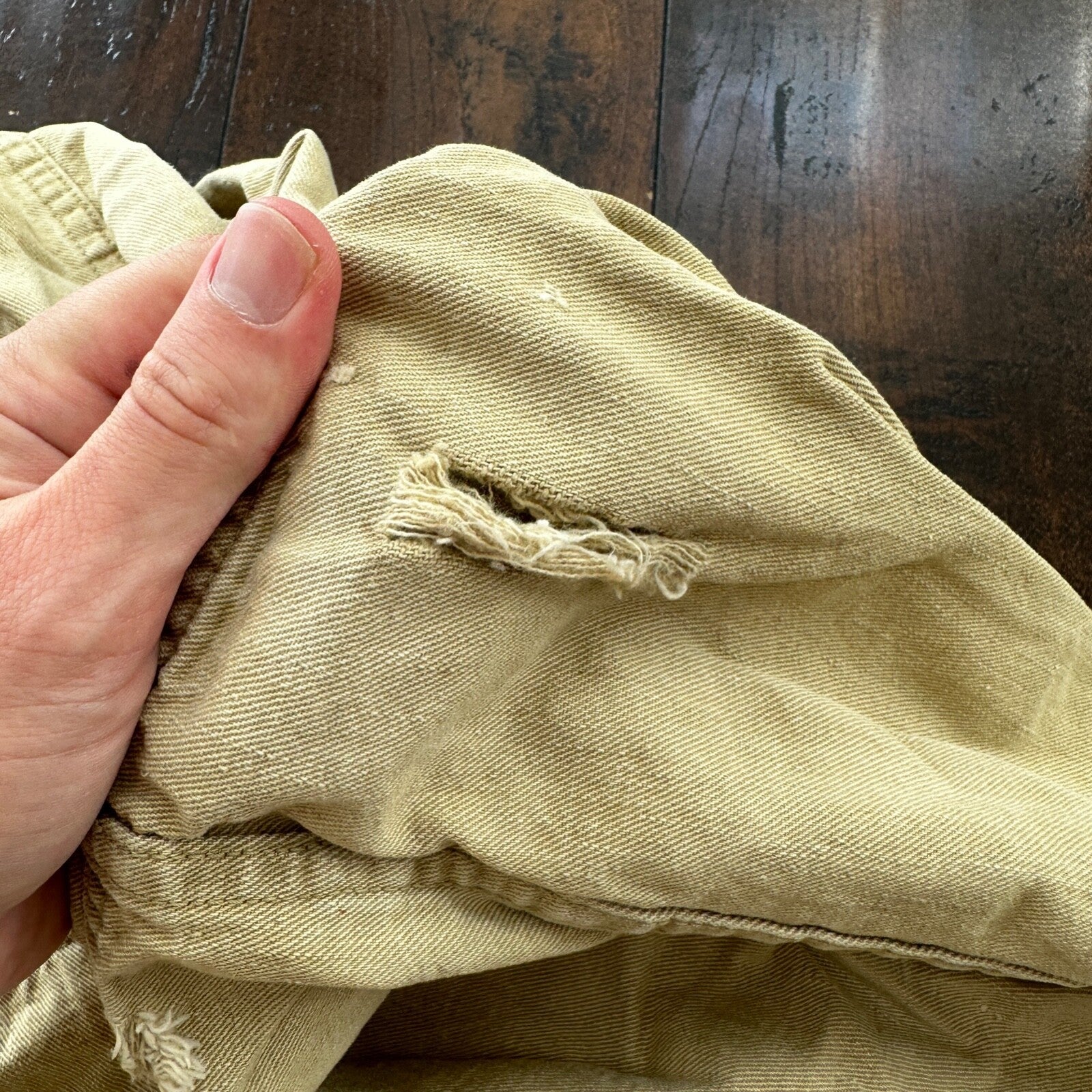 VTG WWII Canvas Garment Laundry Bag Rare Military Denim 1940s 40s 50s Stencil