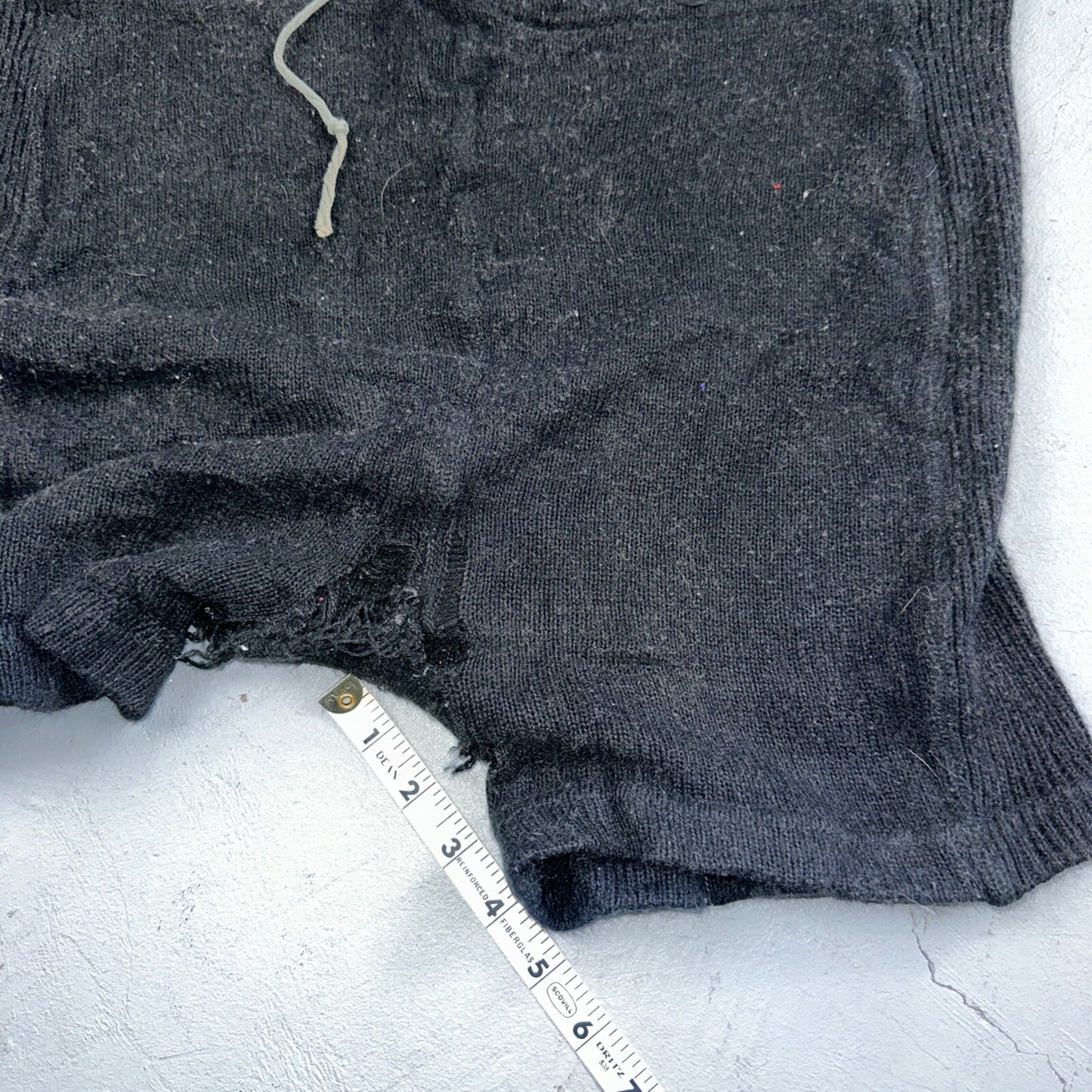 VTG 50s 60s Lasley Knitting Co Wool Letterman Navy Black Shorts Rare Swim Trunks