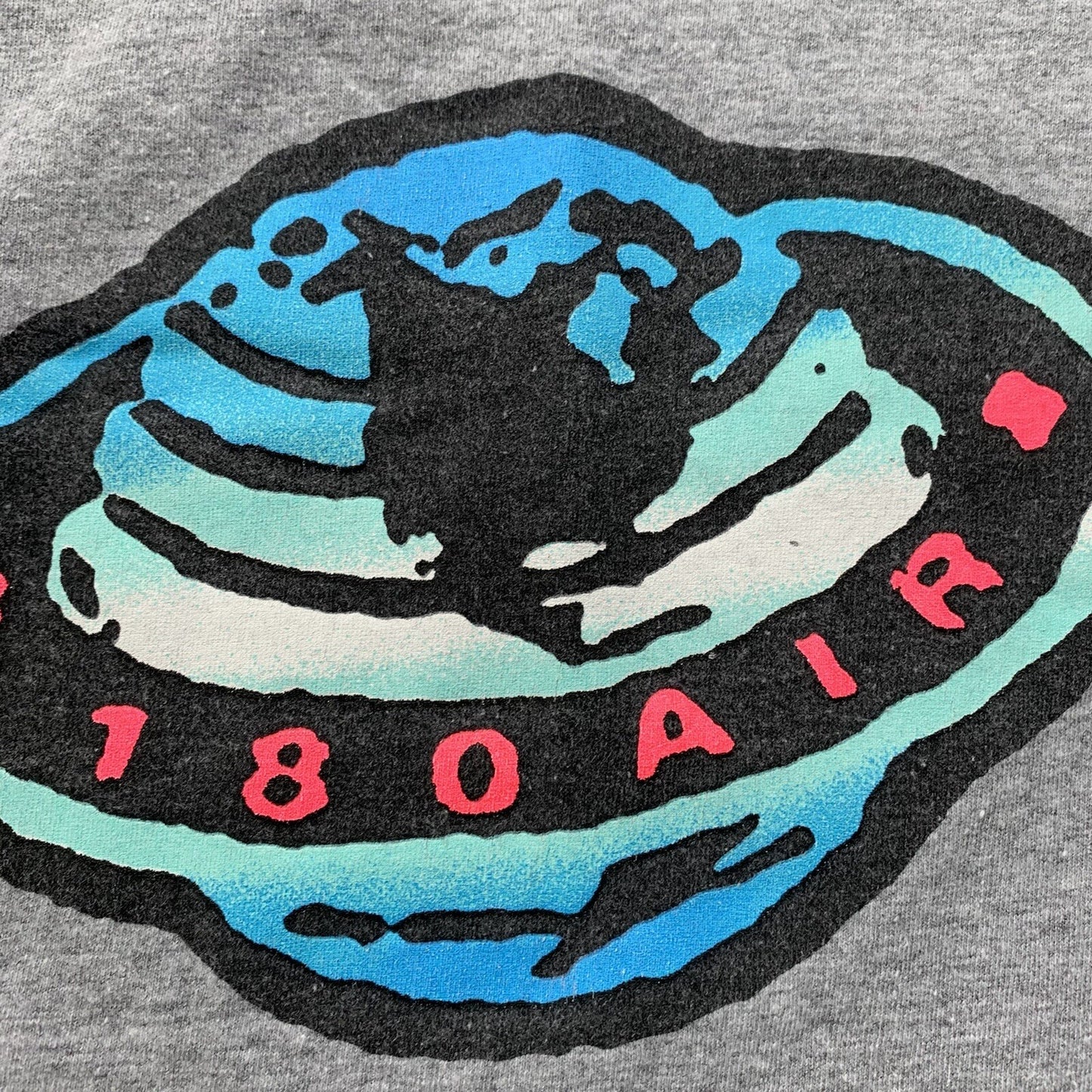 Nike Vintage T Shirt Air 180 90s Gray Tag Rap Earth Alien Spaceship Space