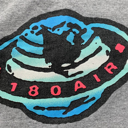 Nike Vintage T Shirt Air 180 90s Gray Tag Rap Earth Alien Spaceship Space