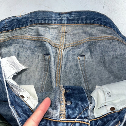 Levis 501 Y2K XX Straight Leg Jeans Blue VTG Med Wash 36x34 Act 35x33