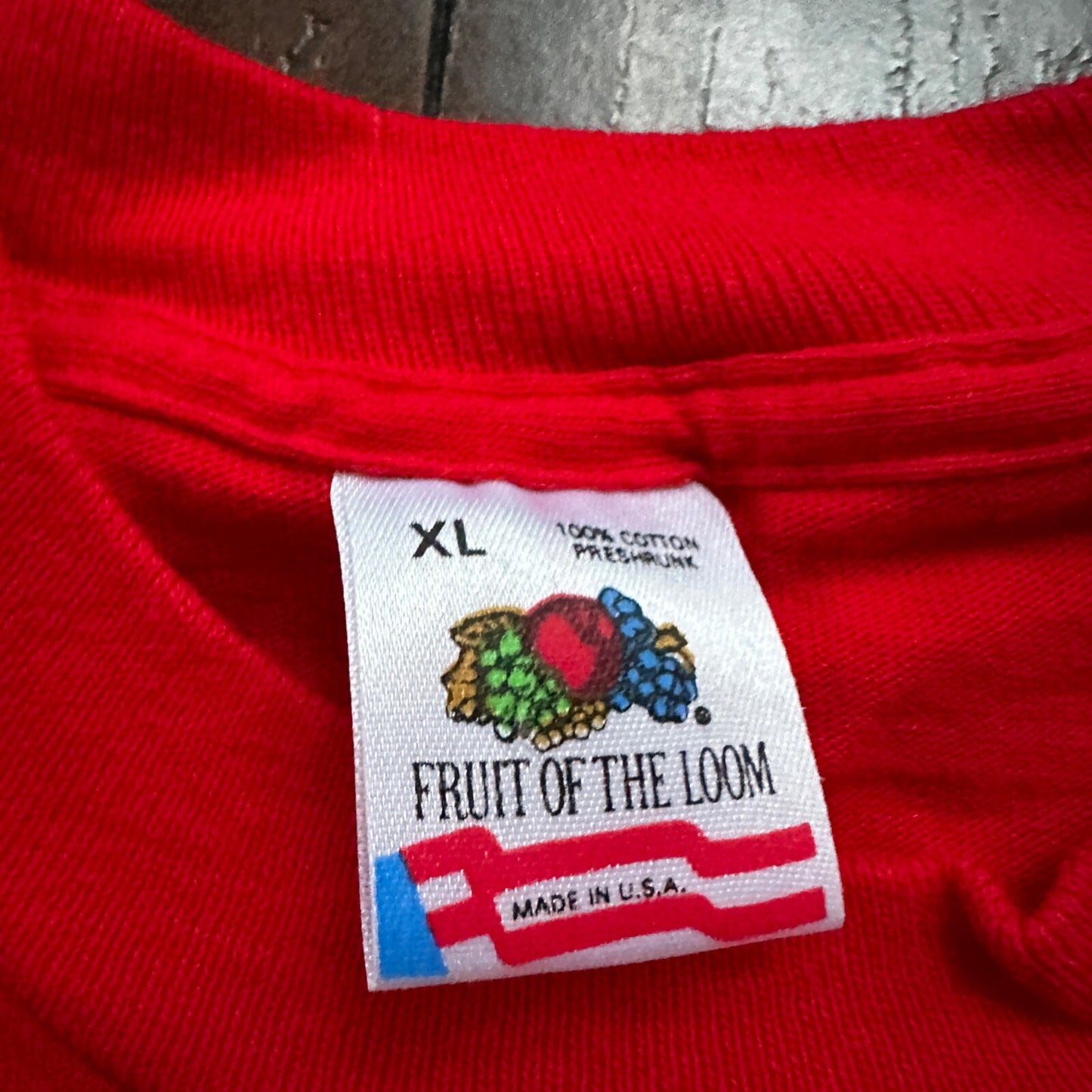 American Indian Cultural Center Vintage T Shirt Red Single Stitch Red Basic XL